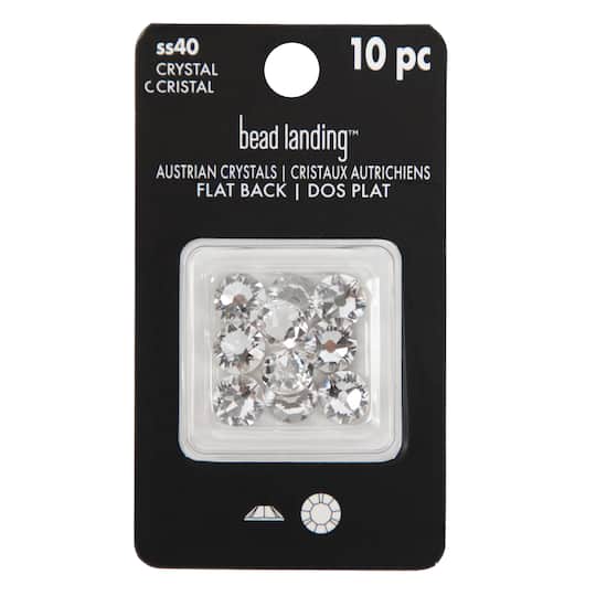 SS40 Round Flatback Austrian Crystals